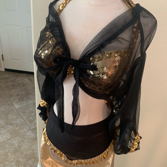 Super Cute Genie Gypsy Halloween Costume Med - Picture 4 of 5